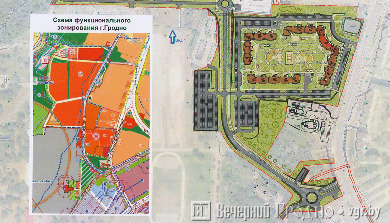 План застройки фолюш гродно