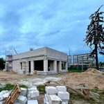 На кольце у Филармонии в Гродно построили новое здание