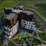 Как выглядят современные многоэтажки в микрорайоне «Весенний»